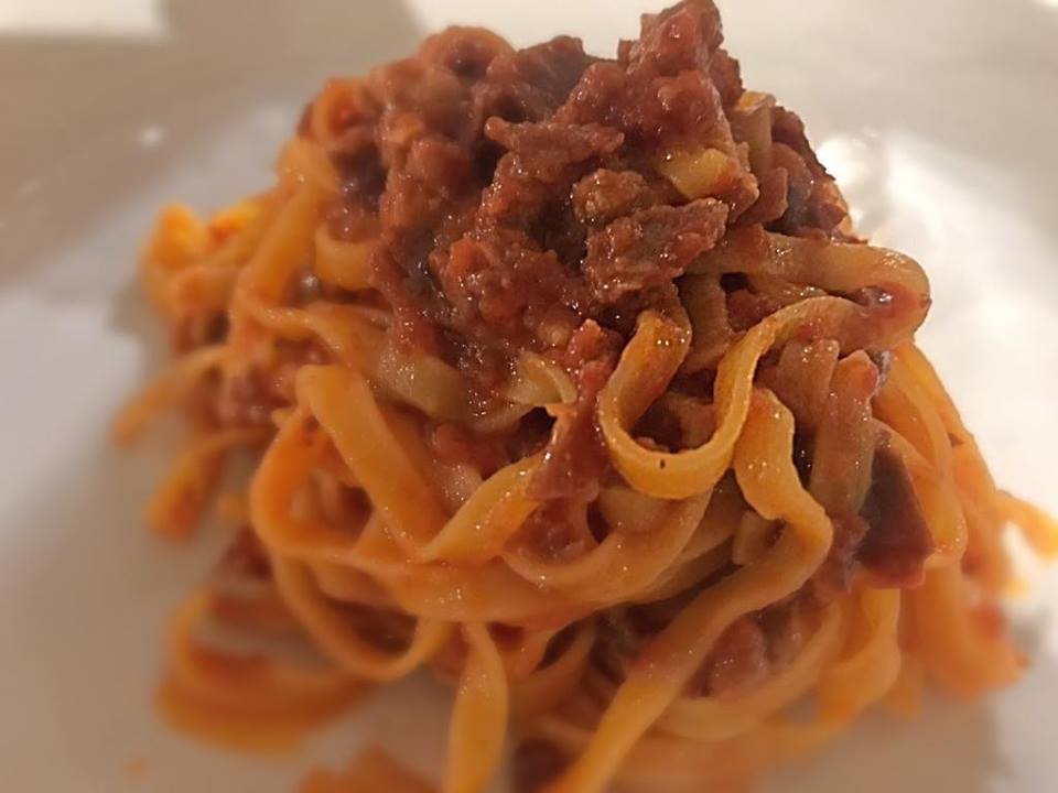 tagliatella al prosciutto