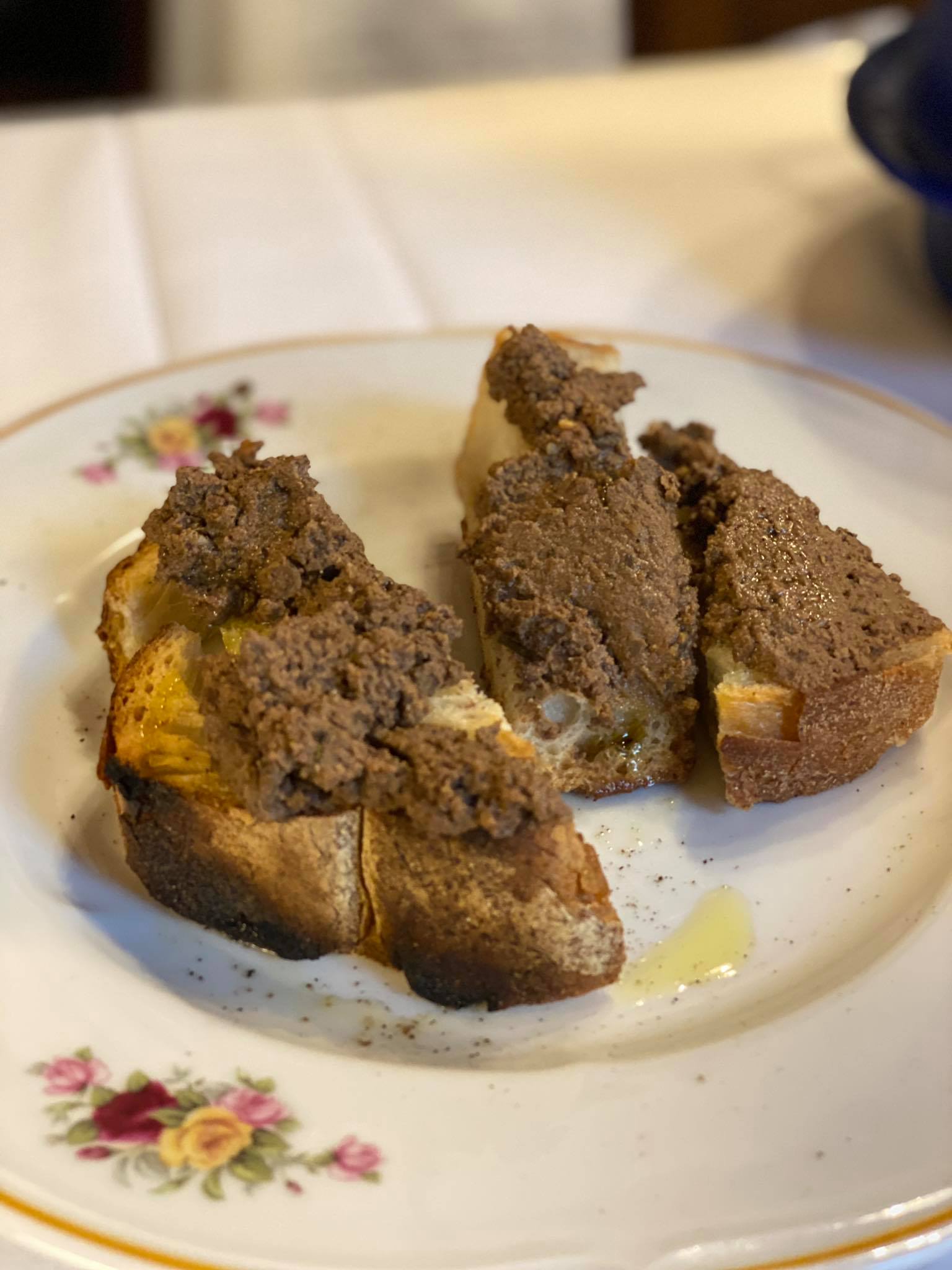 crostini con paté